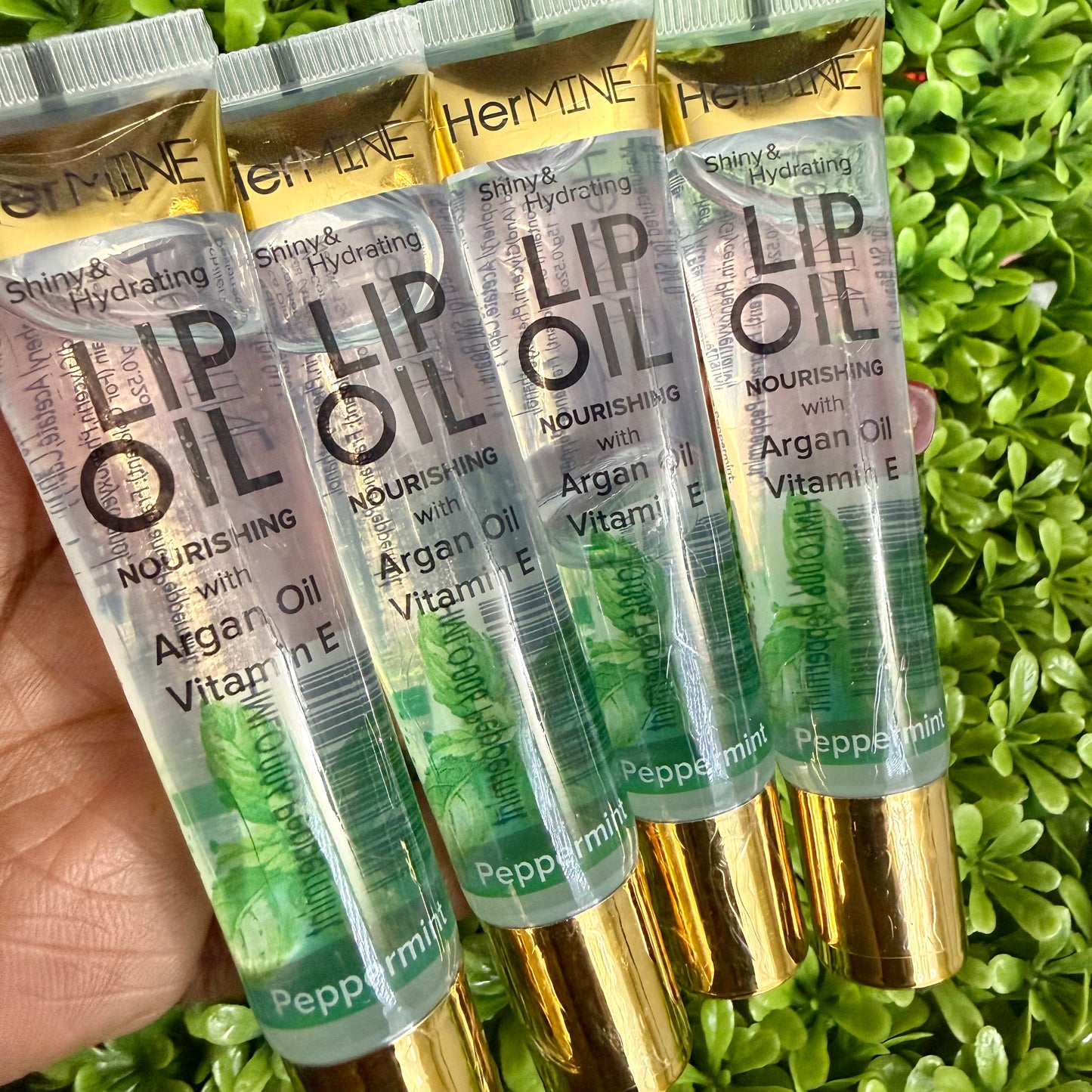 Peppermint Lip Oil with Argan oil & Vitamin E
