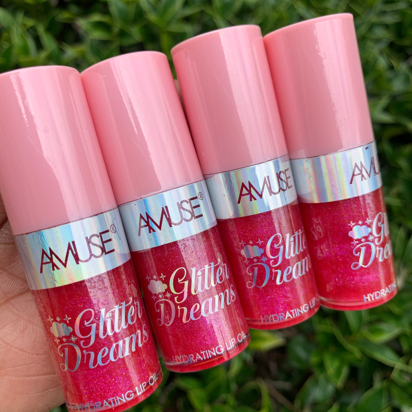Glitter Hydrating Lip Oil Cherry