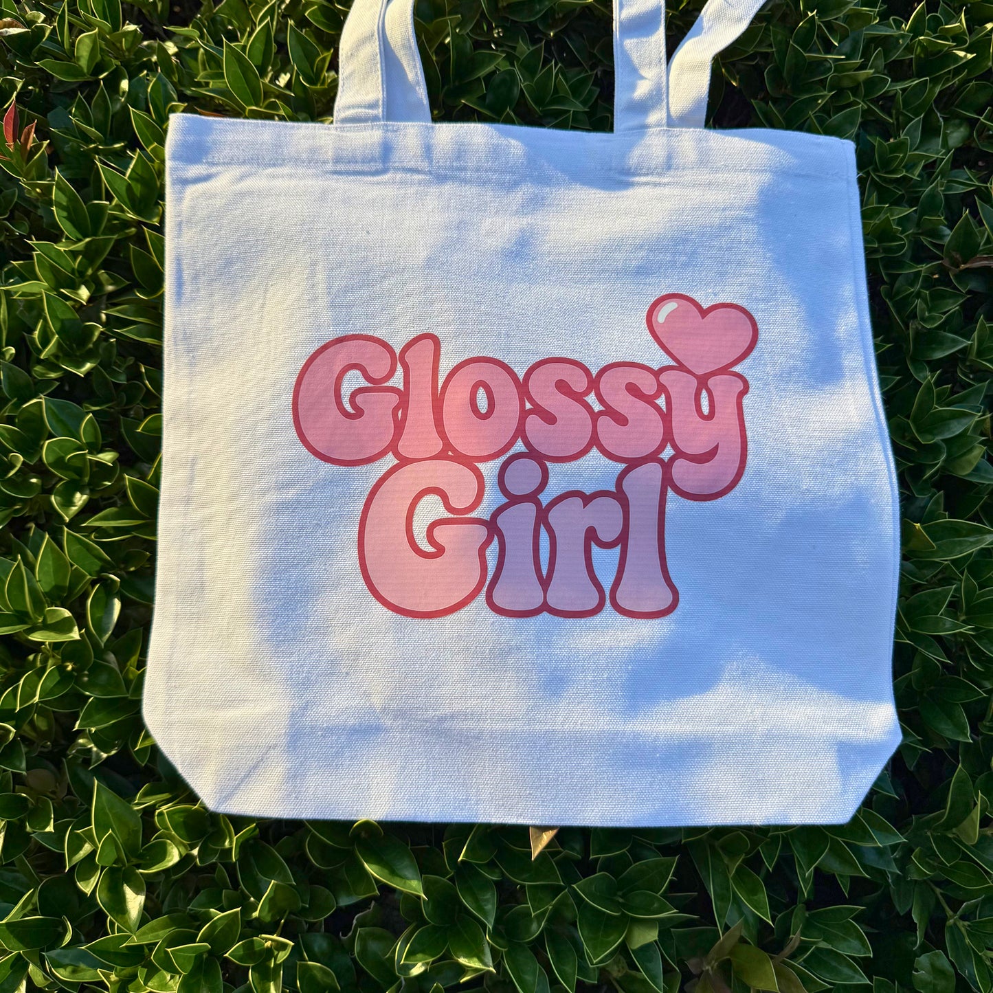 Glossy Girl Tote Bag – book girl tote bag