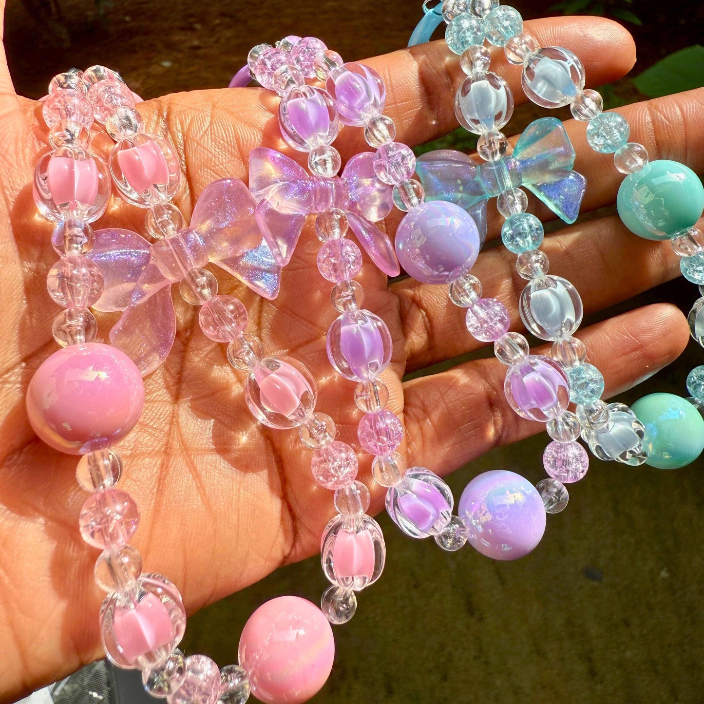 Beaded Bow Charms– Keychain, Bag Charm & Accessory