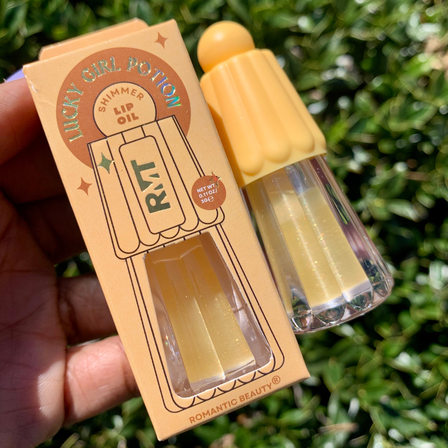 Lucky Girl Shimmer Lip Oil Gold