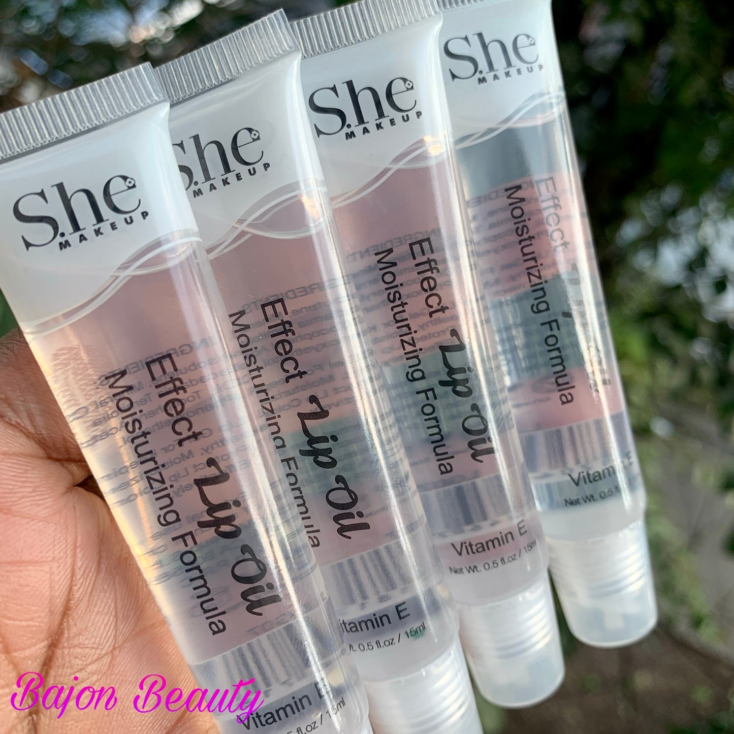 S.he Makeup Effect Clear Lip Oil