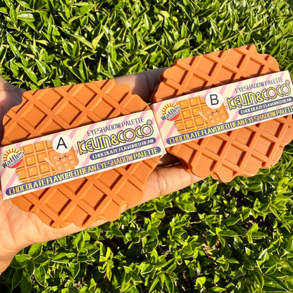 Waffles Chocolate Flavored Bean Eyeshadow Palette