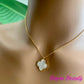 Pearl Clover Leaf Pendant Necklace