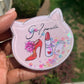 Beauty Glitter Compact Mirror