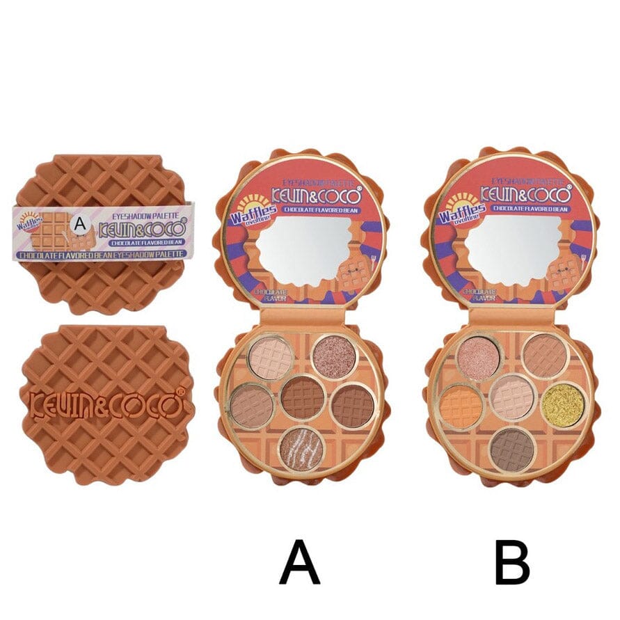 Waffles Chocolate Flavored Bean Eyeshadow Palette