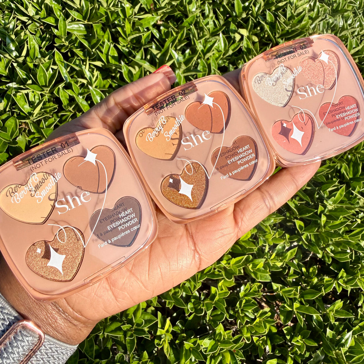 Berry Smoothie Heart Eyeshadow Palette