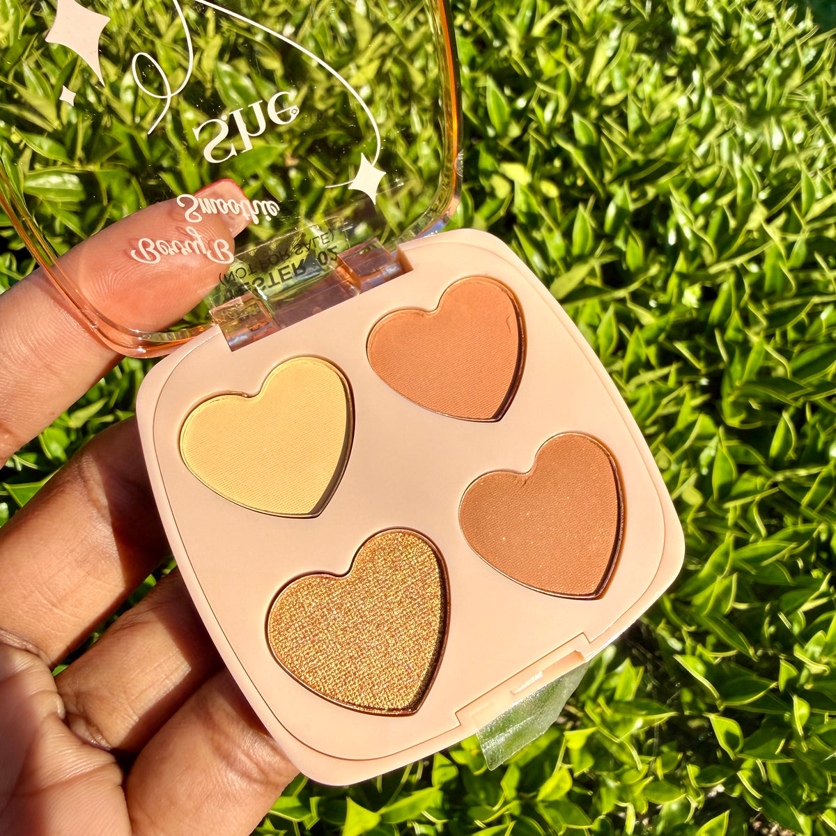 Berry Smoothie Heart Eyeshadow Palette