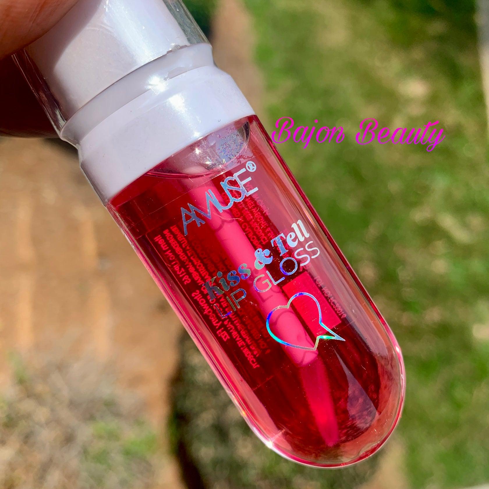 Red Long-lasting lip gloss
