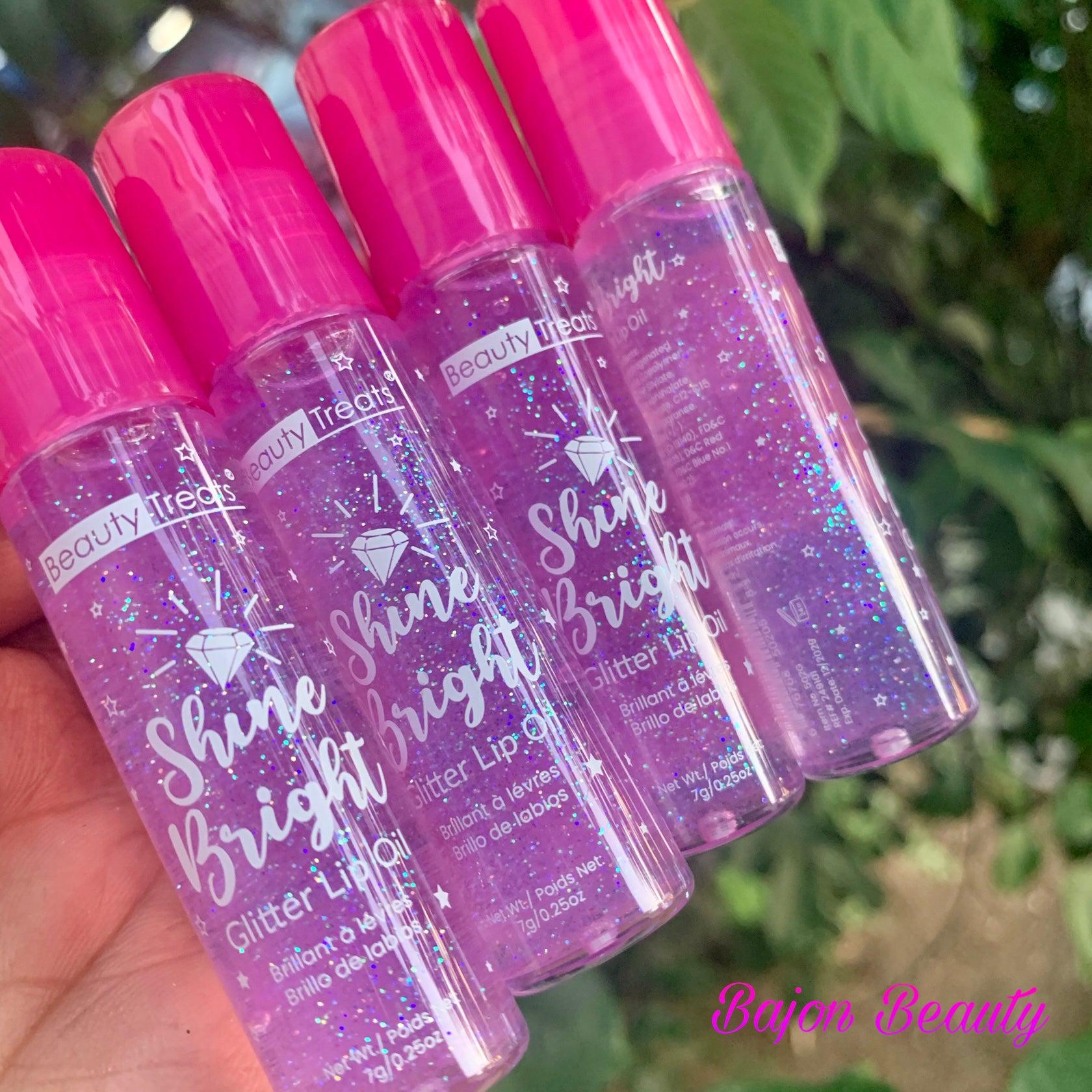 BeautyTreats Lip Shine Bright Glitter Gloss Pink