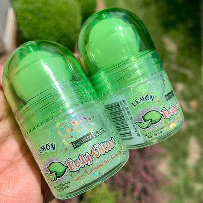 Beauty Treats Roll-On Soft Scented Body Glitter Lemon