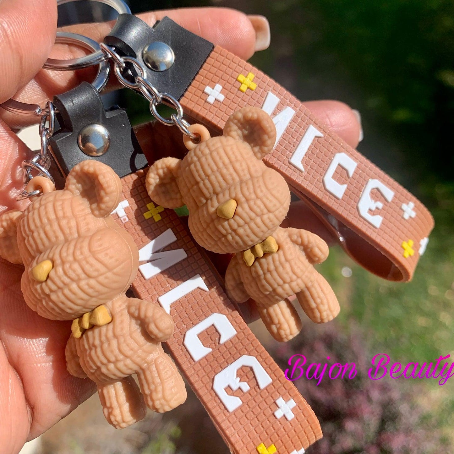 Brown Teddy Keychain