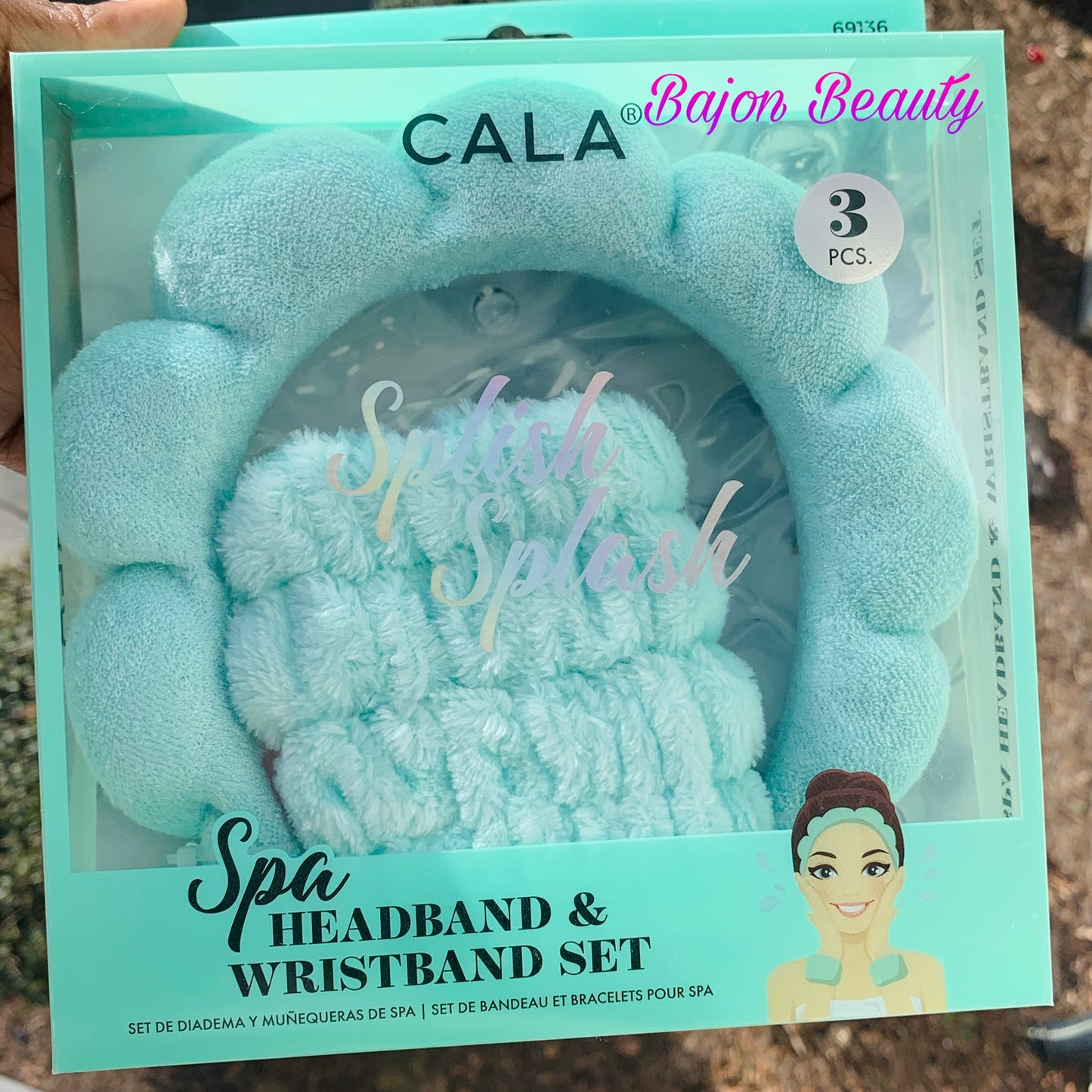 CALA SPLISH SPLASH HEADBAND & WRISTBAND SET