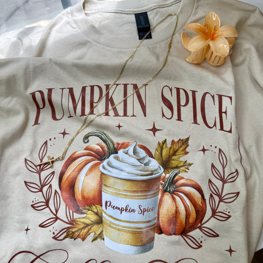 Pumpkin Spice Coffee Club Womans T-shirt