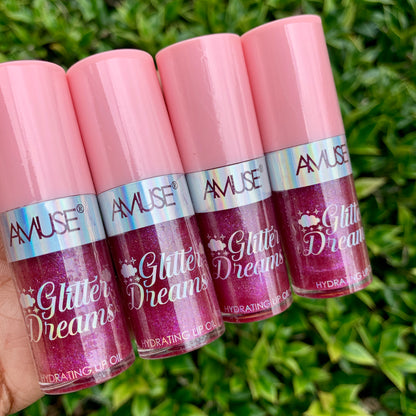 Glitter Dreams Hydrating Lip Oil Berry