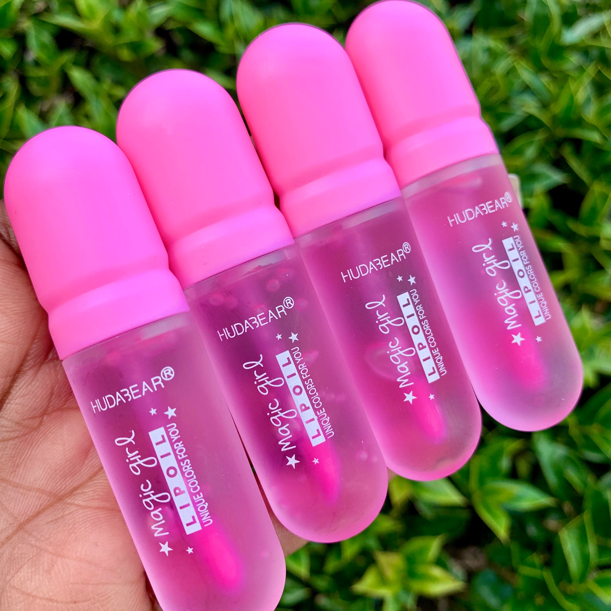 Hudabear Magic Girl Lip Oils Pink