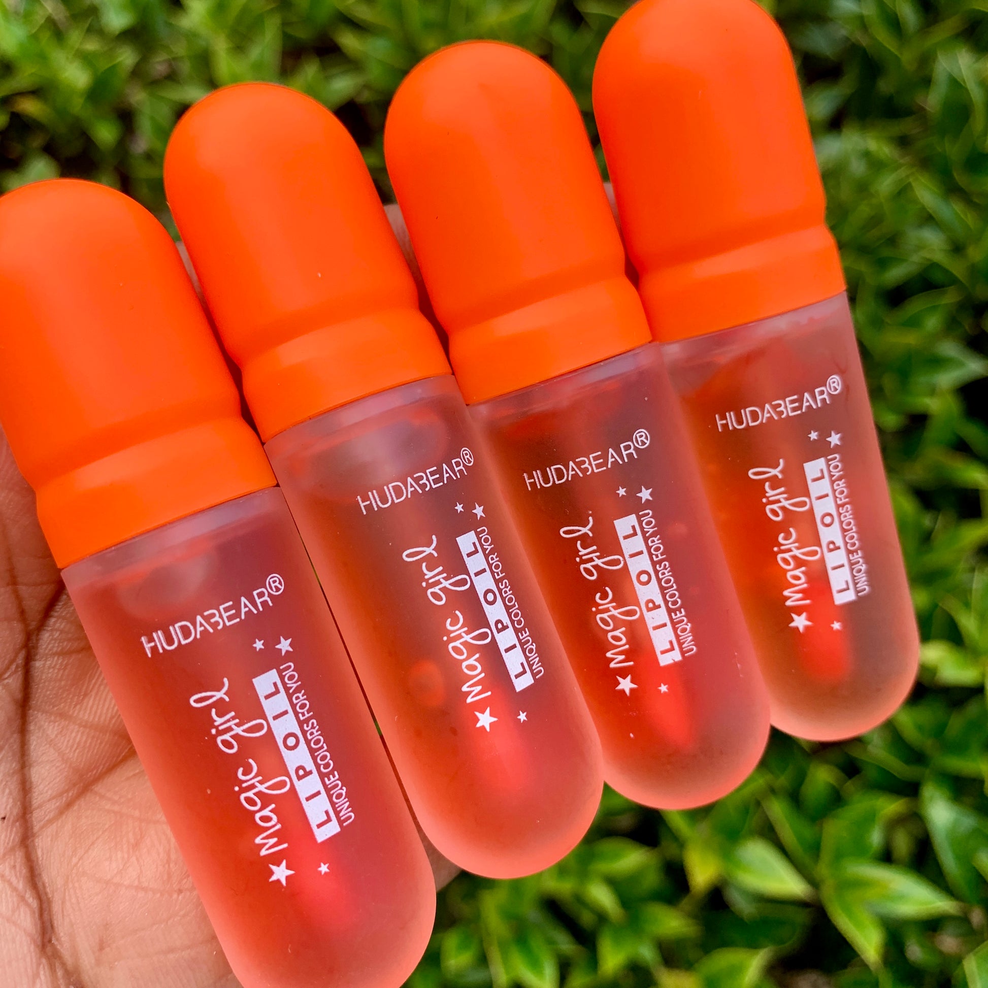 Hudabear Magic Girl Lip Oils orange