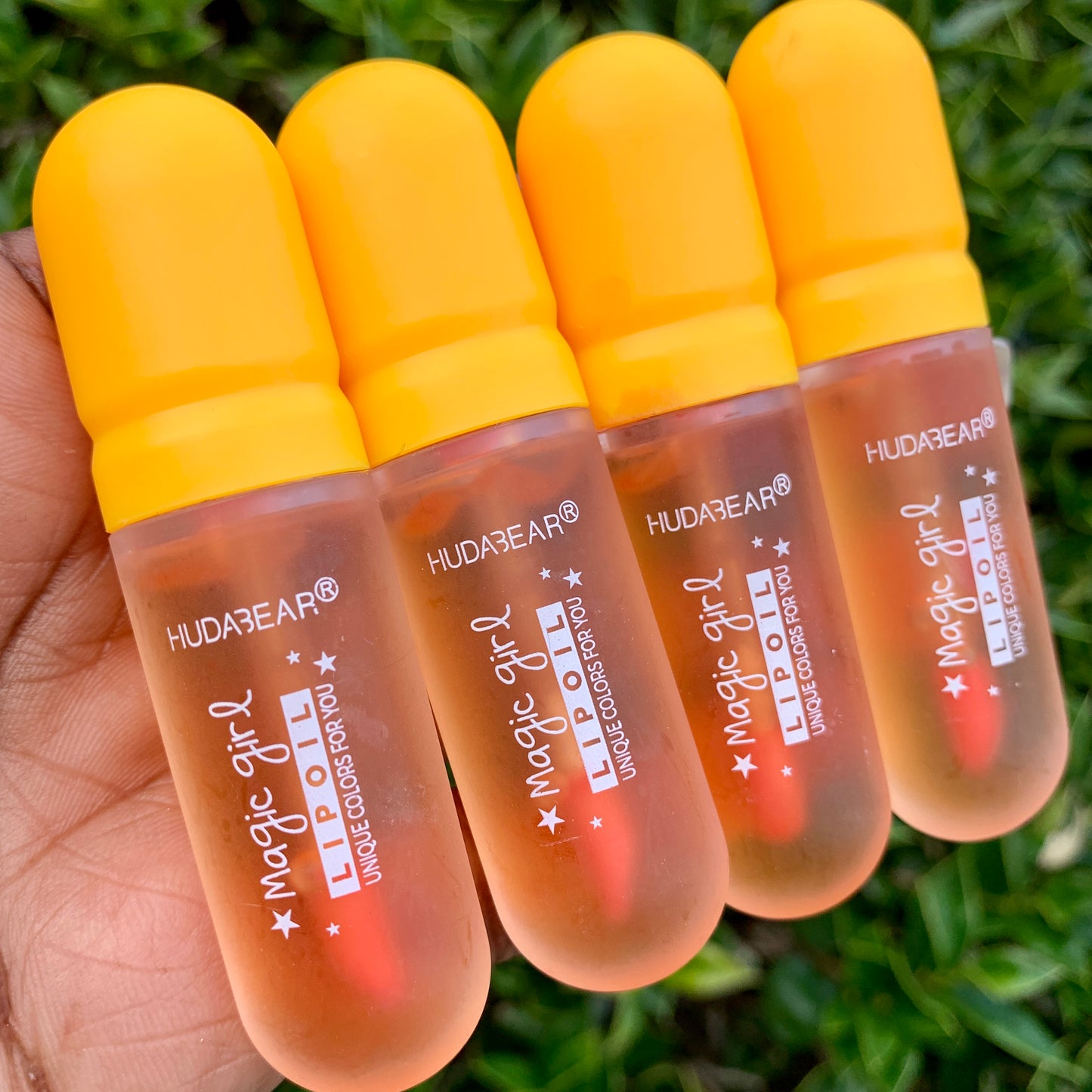 Hudabear Magic Girl Lip Oils yellow