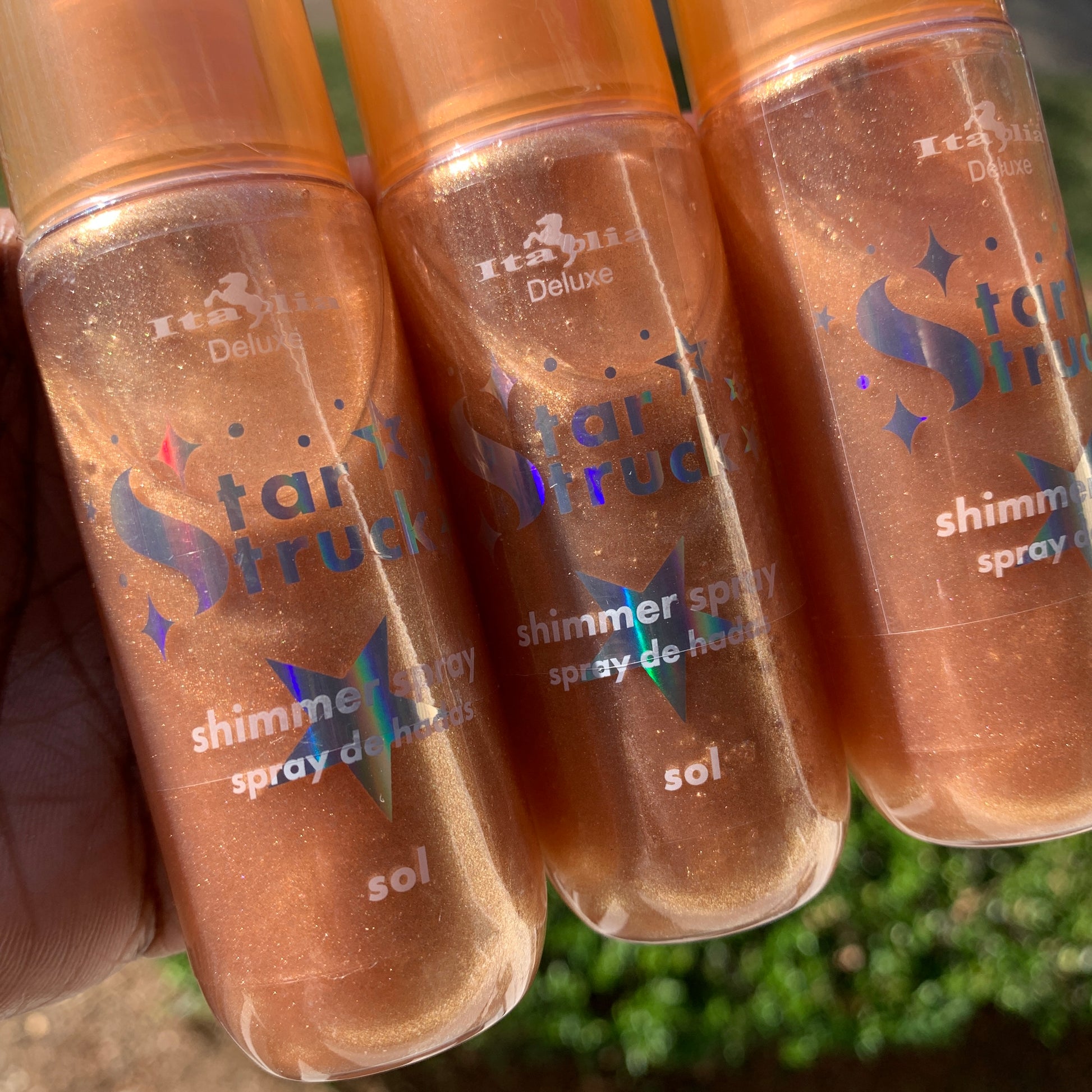 Italia Deluxe Star Struck Hair and Body Shimmer Spray Sol
