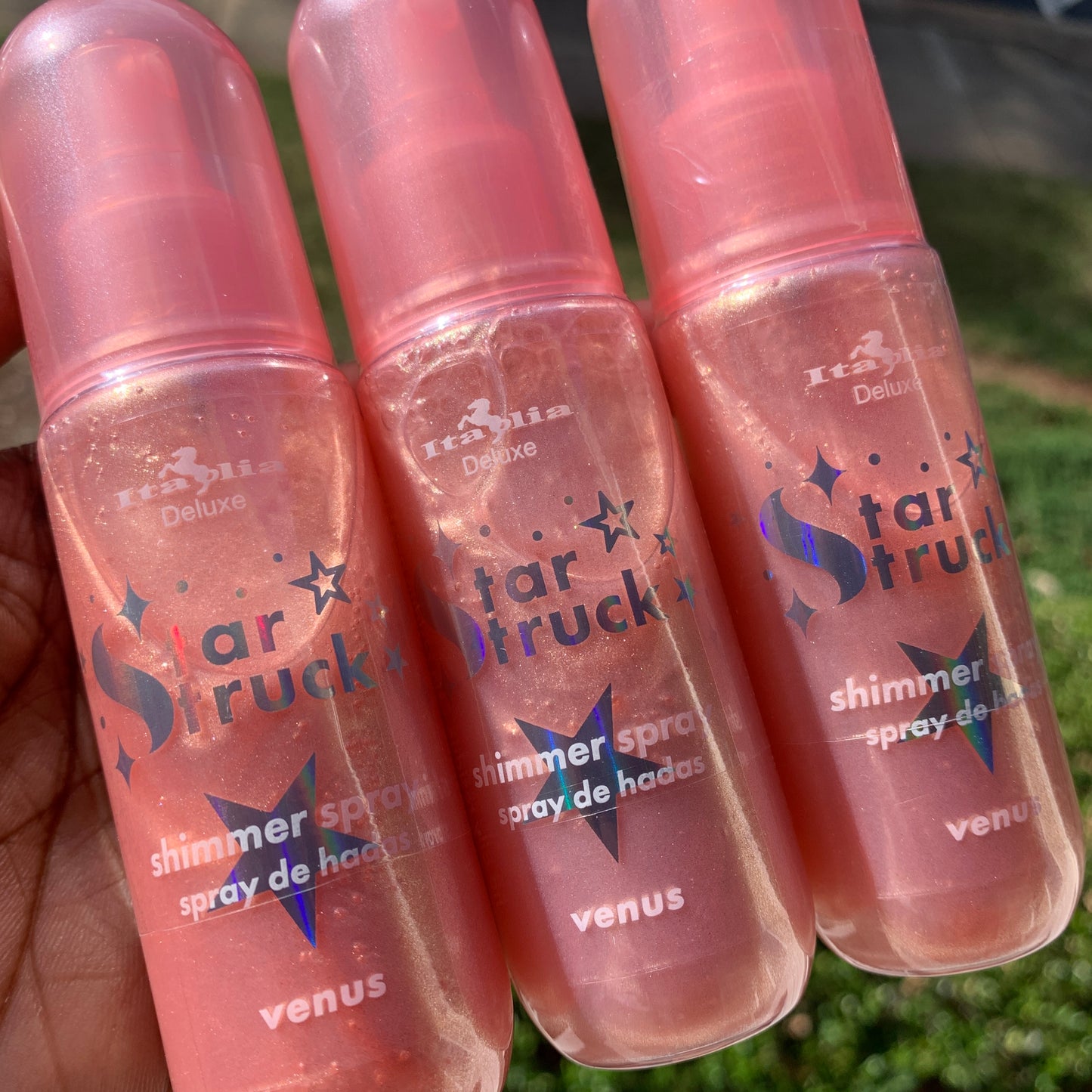 Italia Deluxe Star Struck Hair and Body Shimmer Spray Venus