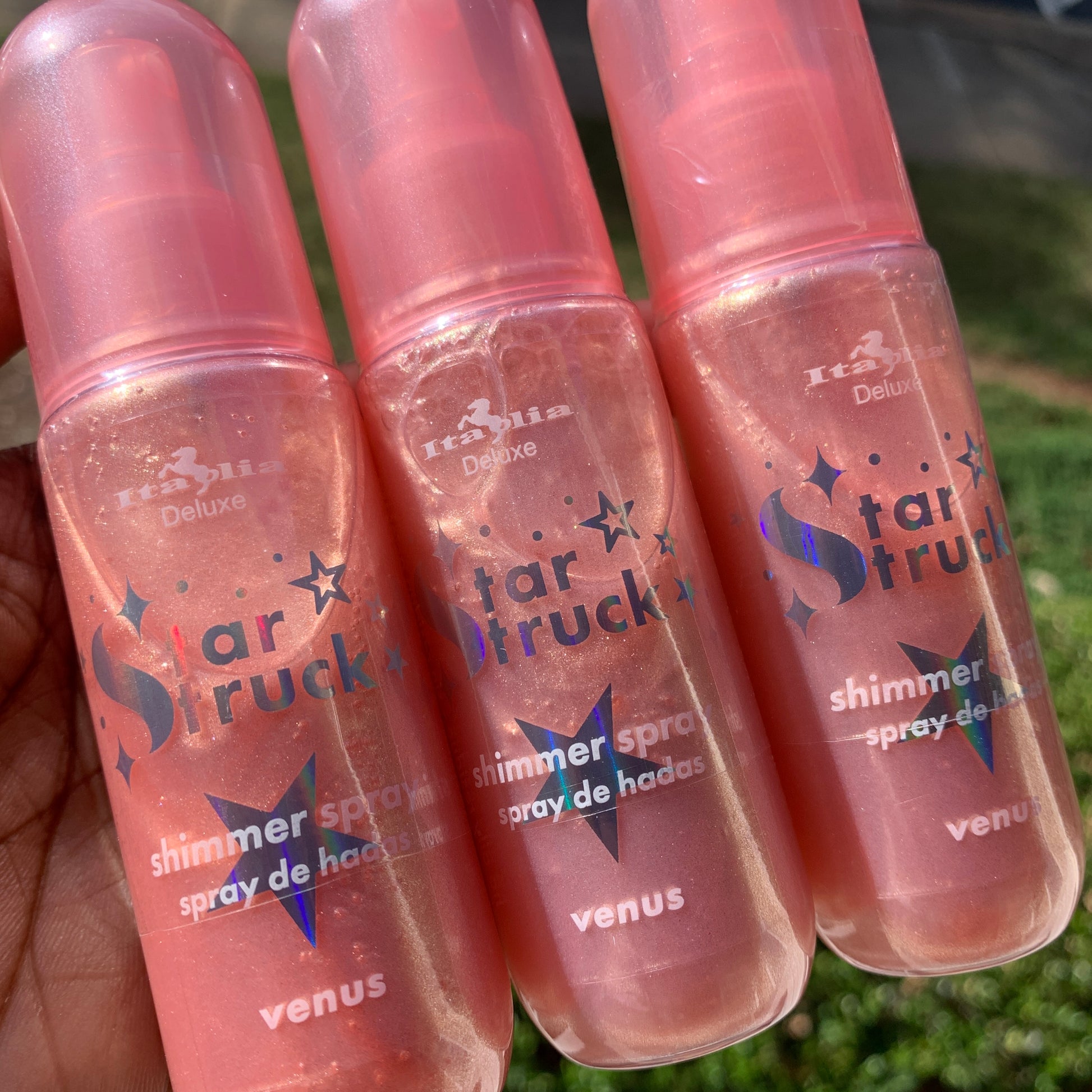 Italia Deluxe Star Struck Hair and Body Shimmer Spray Venus