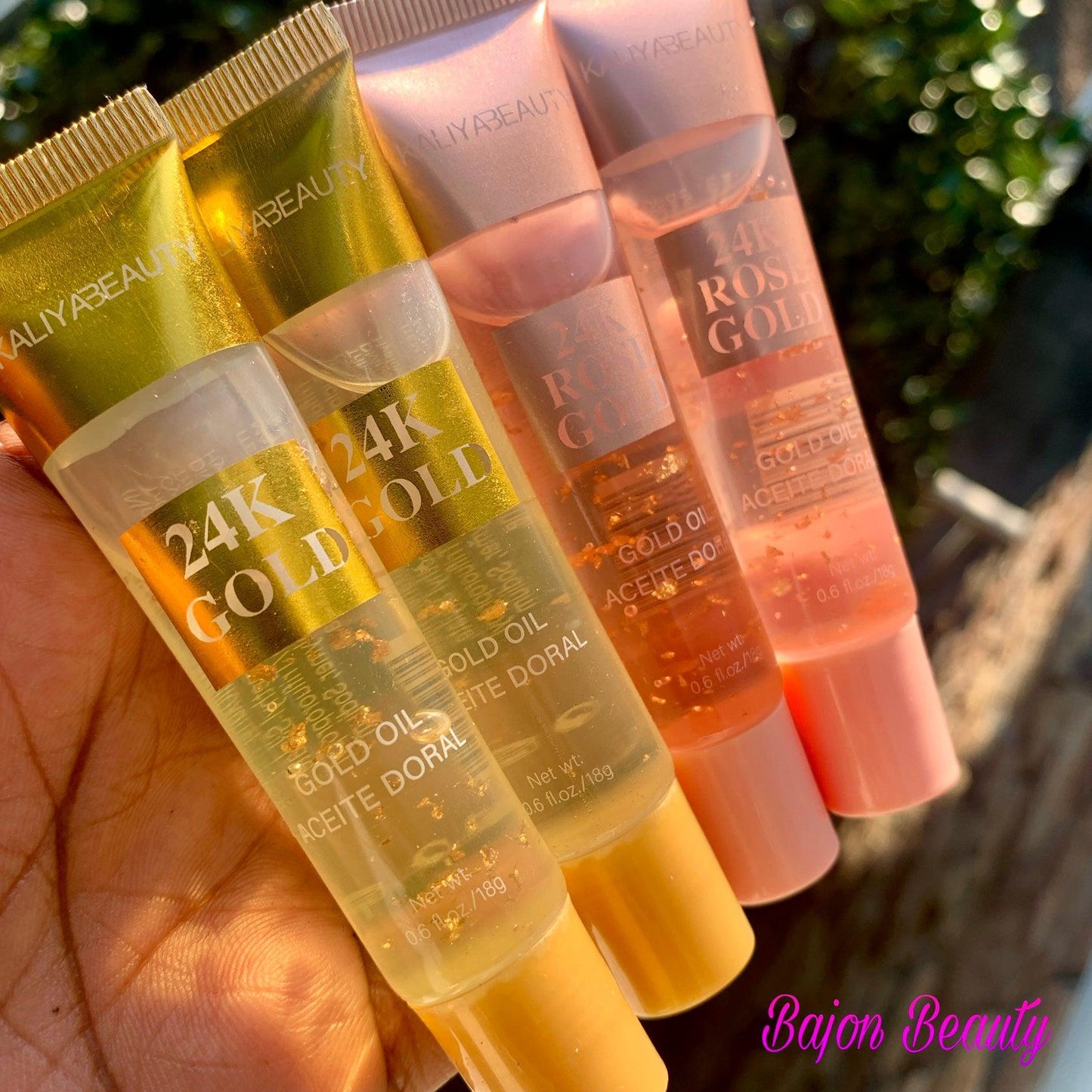 Kaliya Beauty 24 K Gold Lip Oils