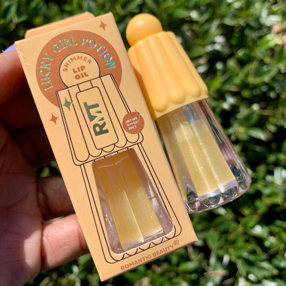 Lucky Girl Shimmer Lip Oil Gold