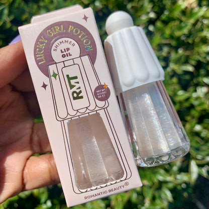 Lucky Girl Shimmer Lip Oil Silver