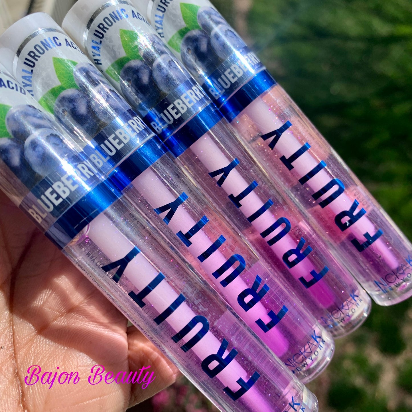 Nicka K Makeup Fruity Lip Gloss Blueberry