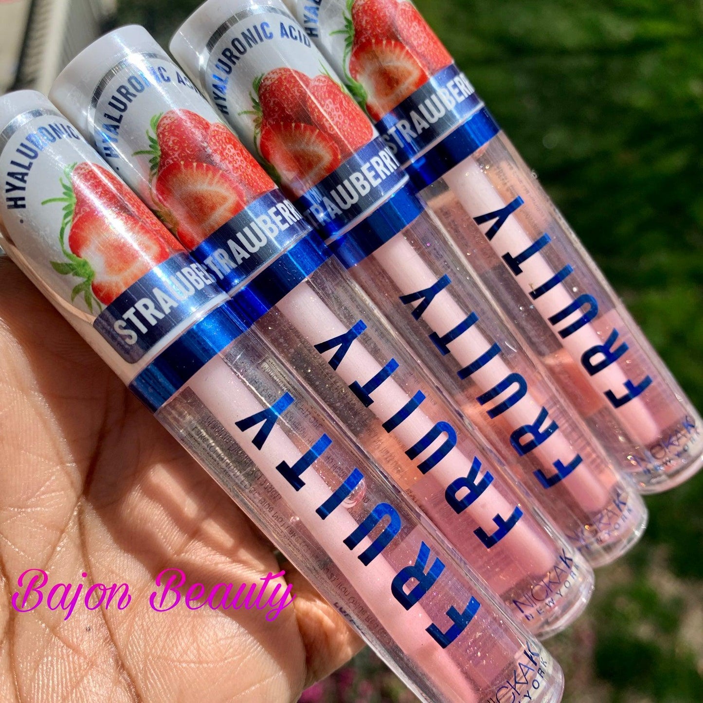 Nicka K Makeup Fruity Lip Gloss Strawberry