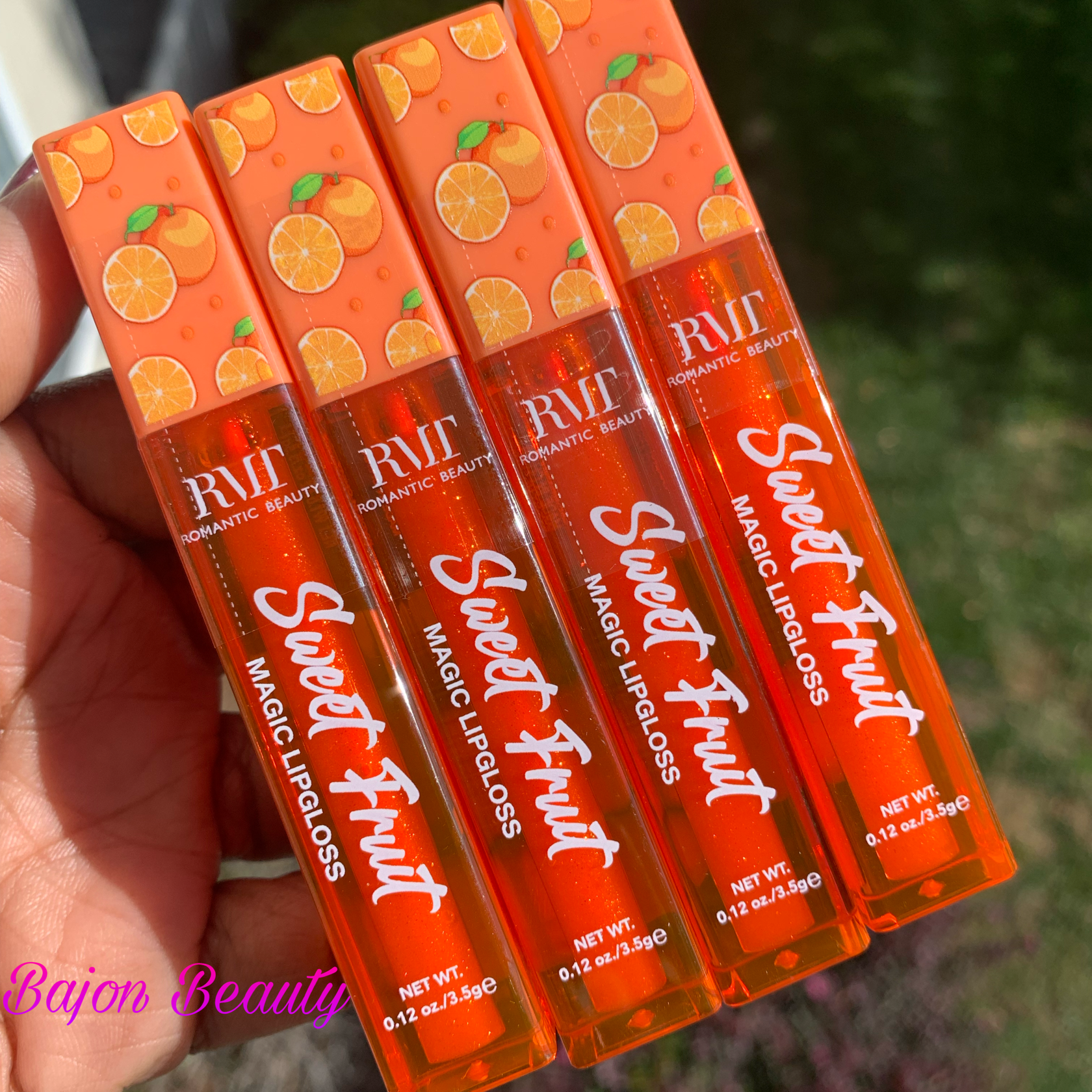 Romantic Beauty- Sweet Fruit Lip Gloss Orange