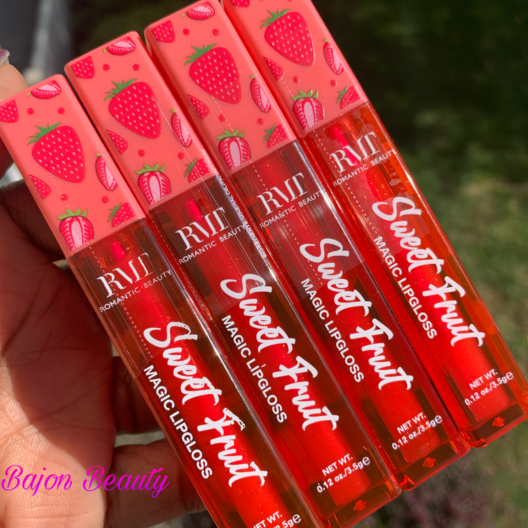 Romantic Beauty- Sweet Fruit Lip Gloss Strawberry