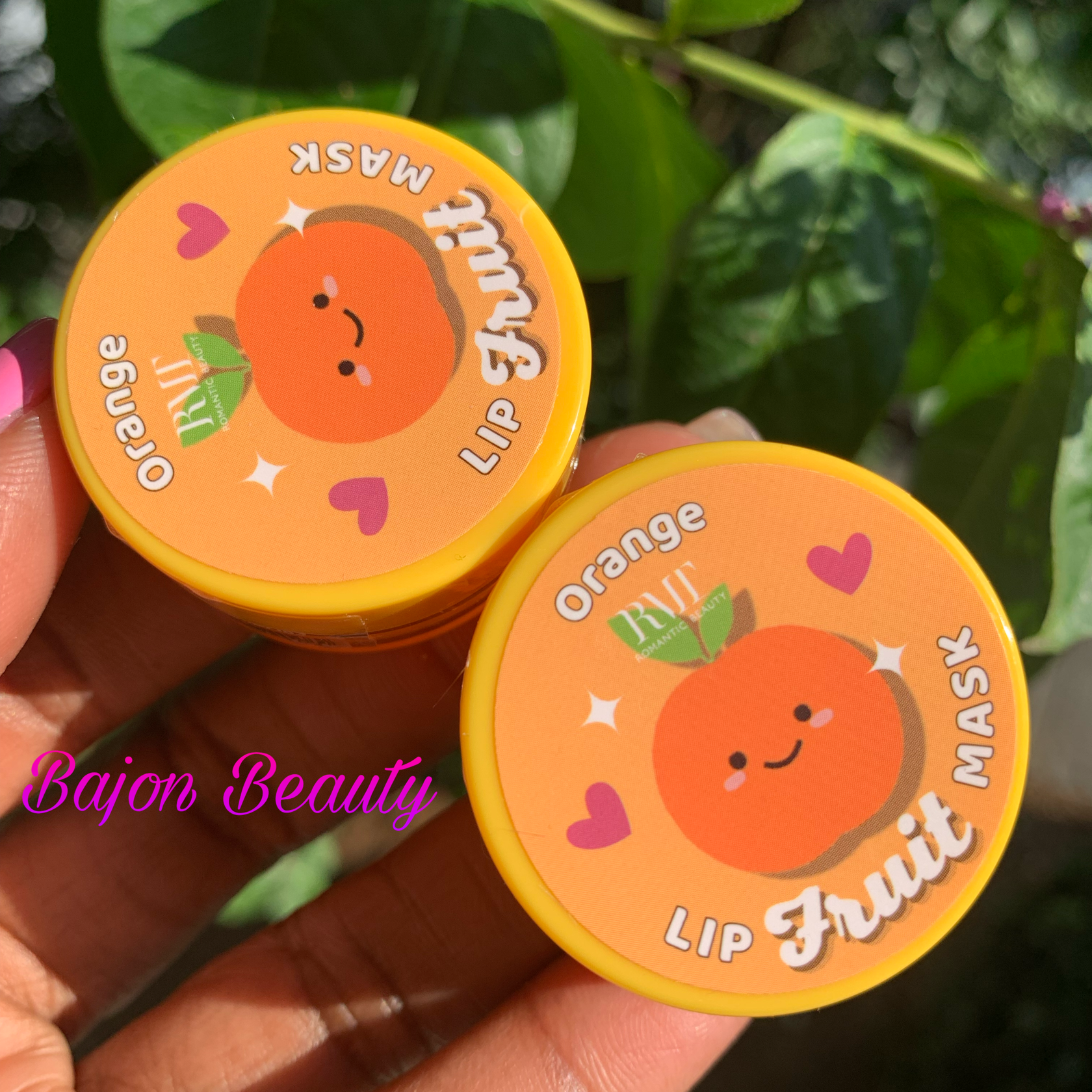 Romantic Beauty Lip Fruit Mask Oranges