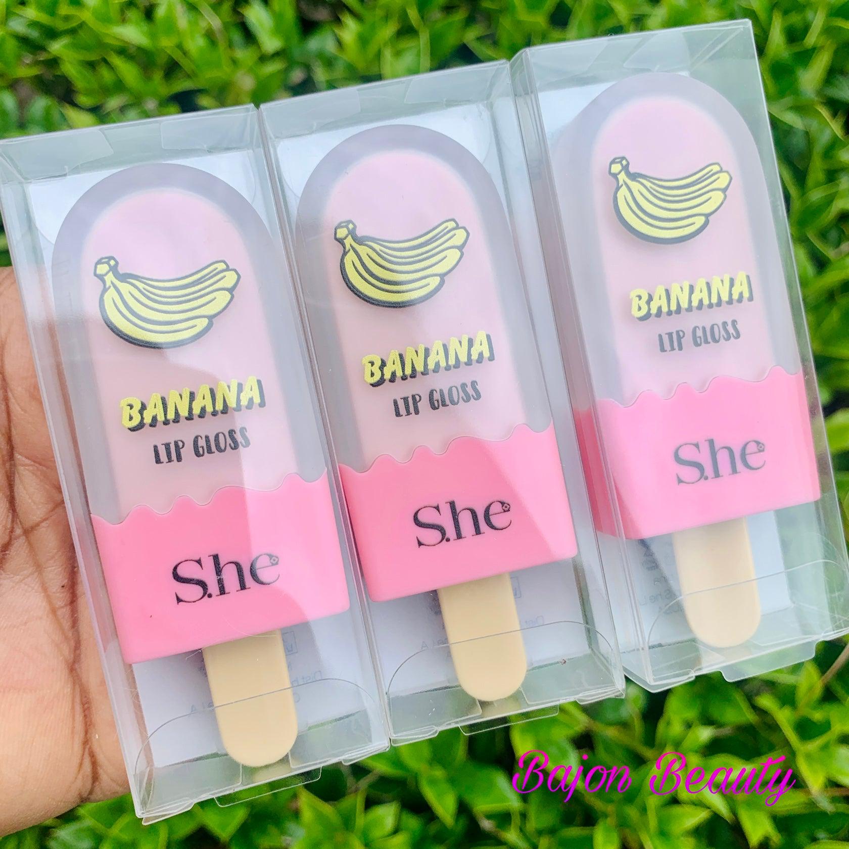 S.HE - Popsicle Lip Gloss BANANA