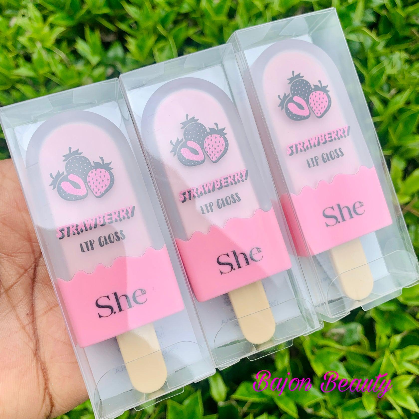 S.HE - Popsicle Lip Gloss STRAWBERRY