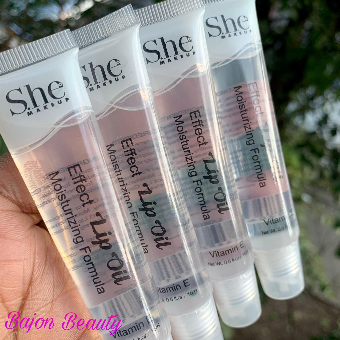 S.he Makeup Effect Clear Lip Oil 