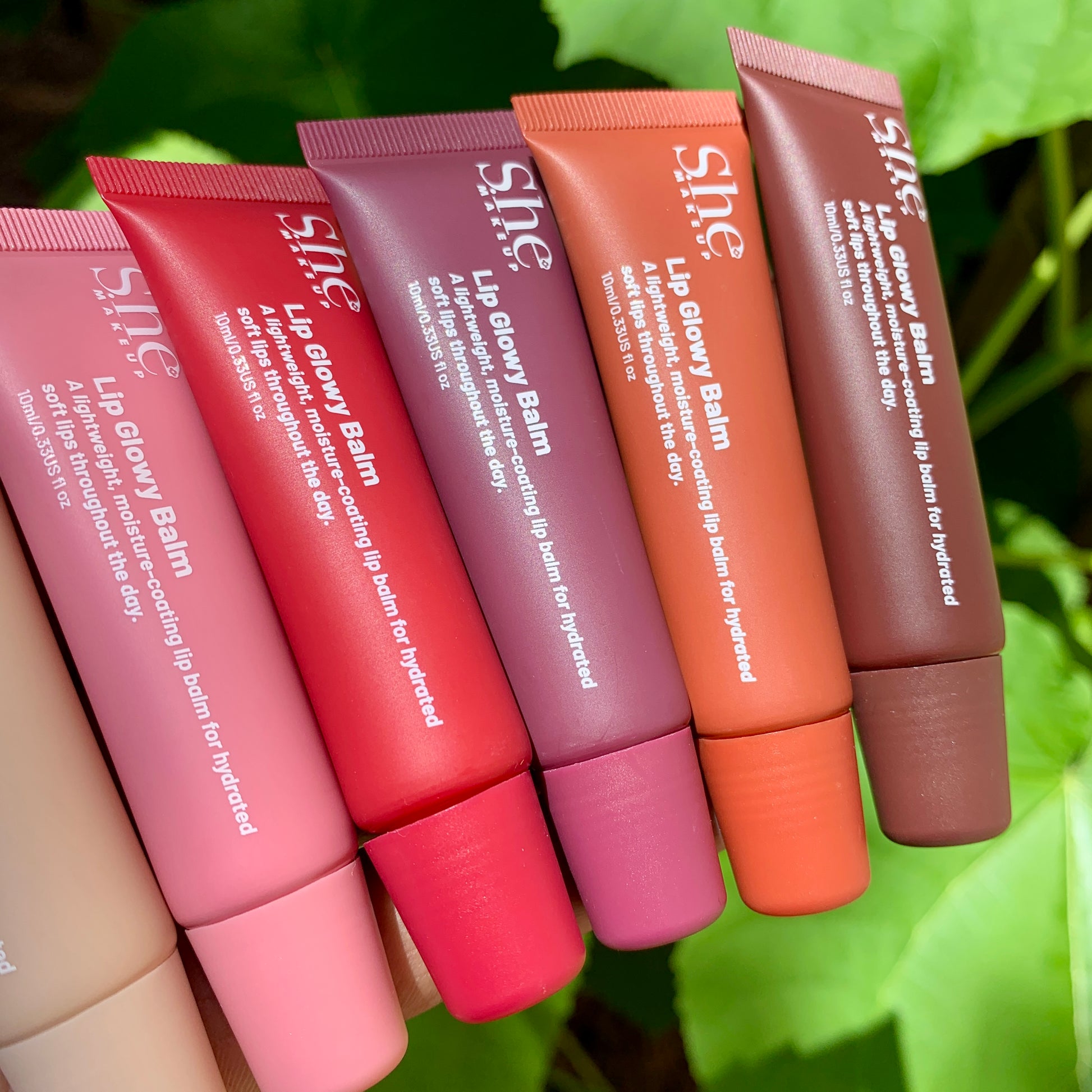 Clear lip balm in sleek twist-up tube for daily use