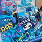 Blue Lip Gloss Snack Box Gift Set