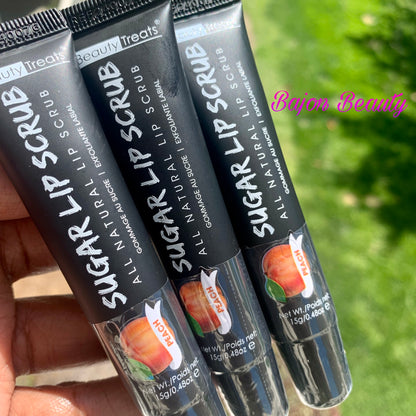 Peach Exfoliating Lip Scrubs 