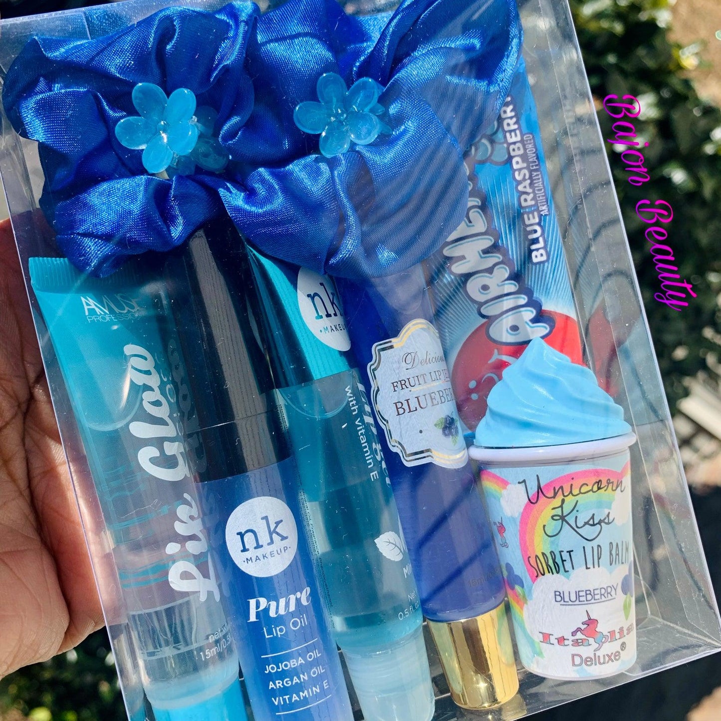 Blue Moisturizing Lip Gloss Bundle