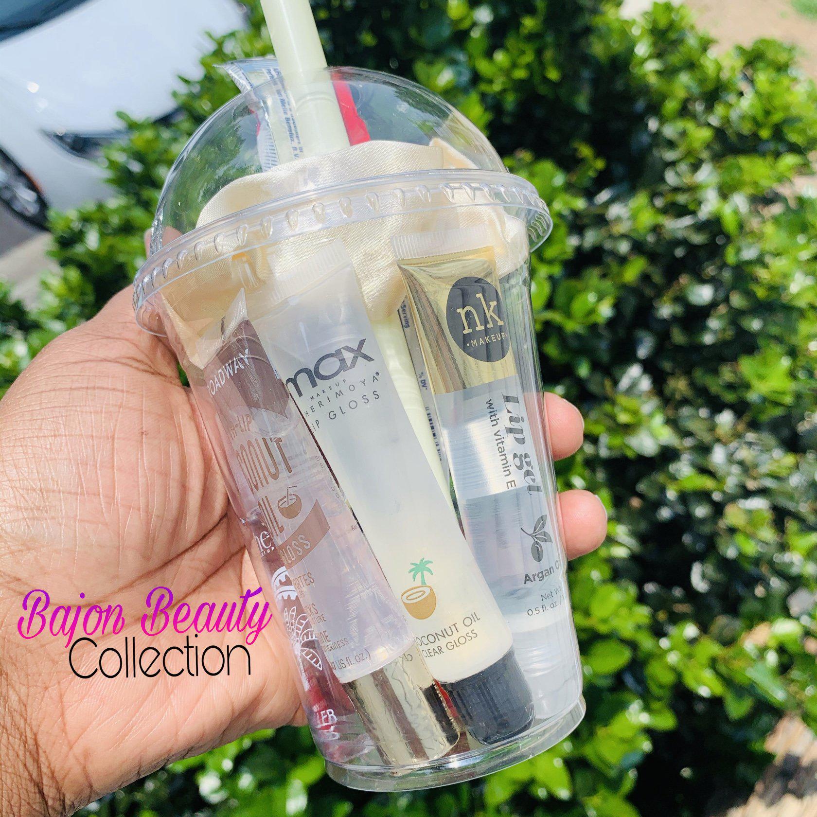 Clear Lip Gloss Smoothie Cups