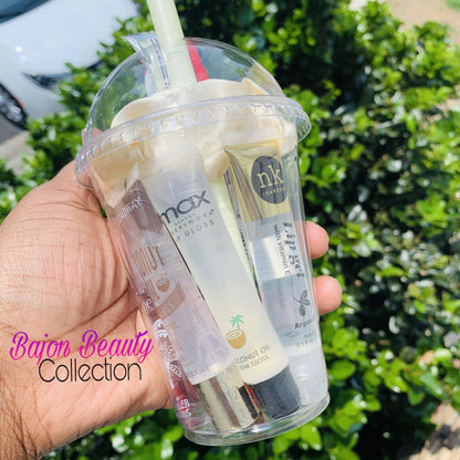 Clear Lip Gloss Smoothie Cups