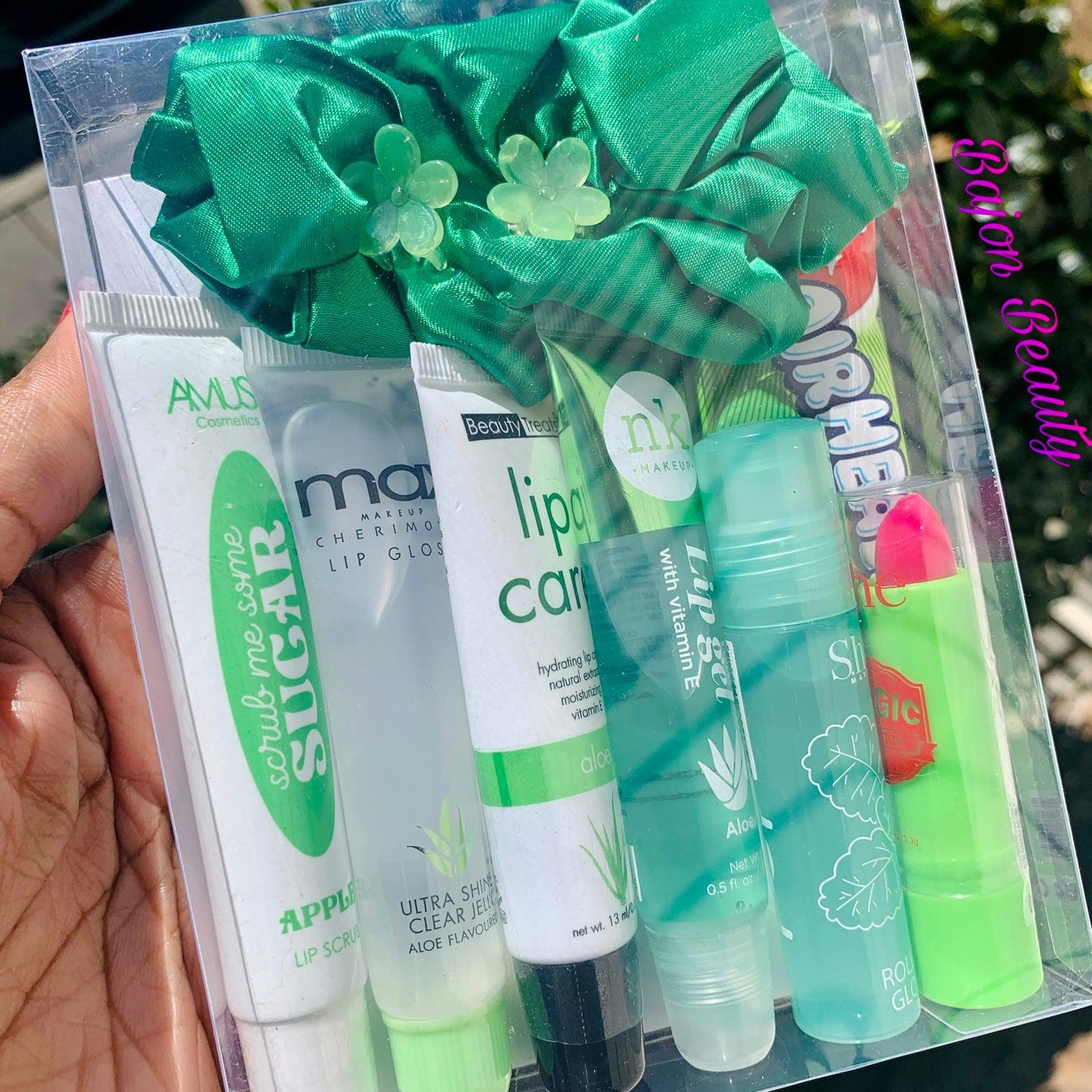 Green Moisturizing Lip Gloss Bundle
