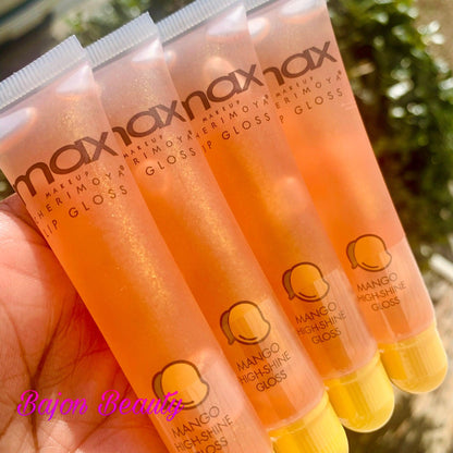 Max Cherimoya Mango shimmer Lip Gloss 
