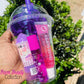 Purple Lip Gloss Smoothie Cups