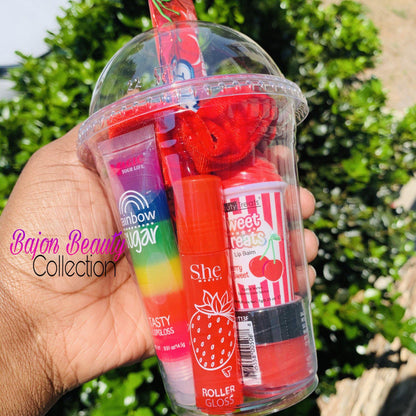 Lip Gloss Smoothie Cups