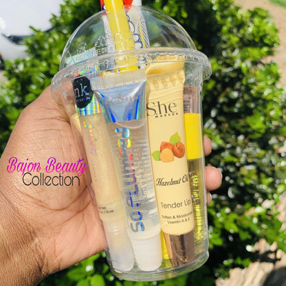 Yellow Lip Gloss Smoothie Cups