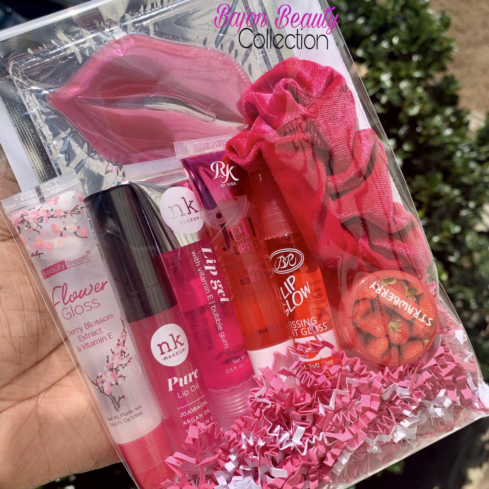 Pink Lip Gloss Gift Set